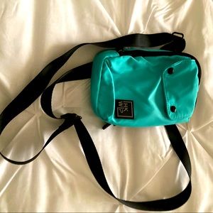 🎁Travel purse, teal, adjustable with ring for keys